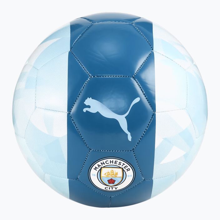 Fotbalový míč PUMA Manchester City FtblCore silver sky/lake blue velikost 5 2
