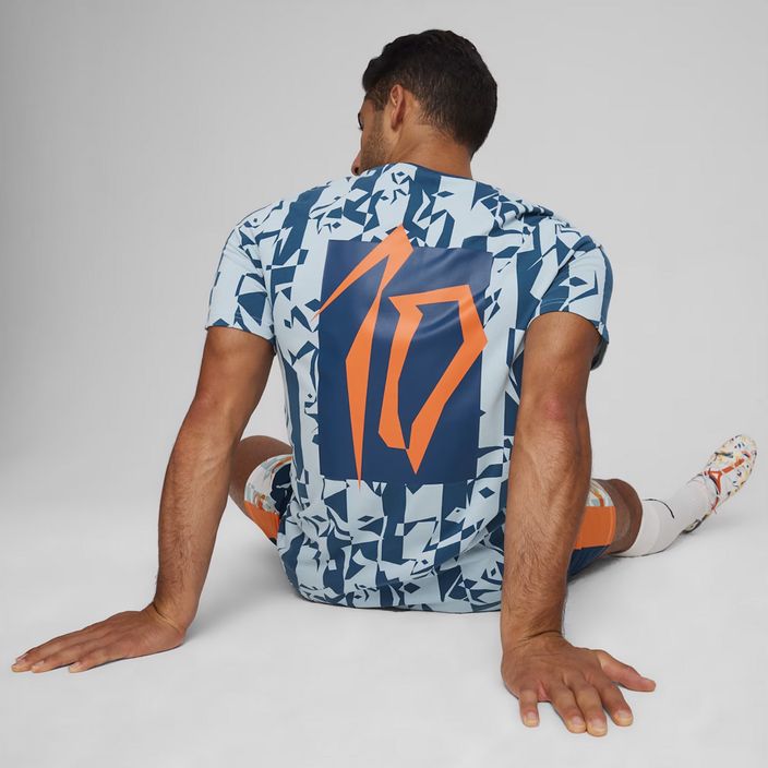 Pánský fotbalový dres PUMA Neymar Jr Creativity Logo ocean tropic/turquoise surf 6