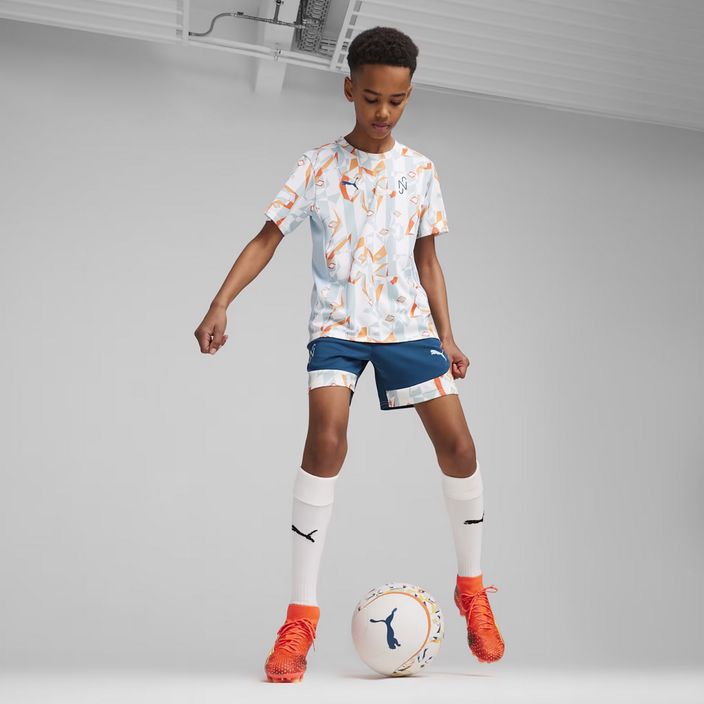 Dětské fotbalové šortky PUMA Neymar JR Creativity Training ocean tropic/hot heat 6