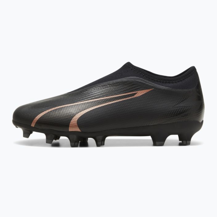 PUMA Ultra Match LL FG/AG Jr dětské kopačky puma black/copper rose 8