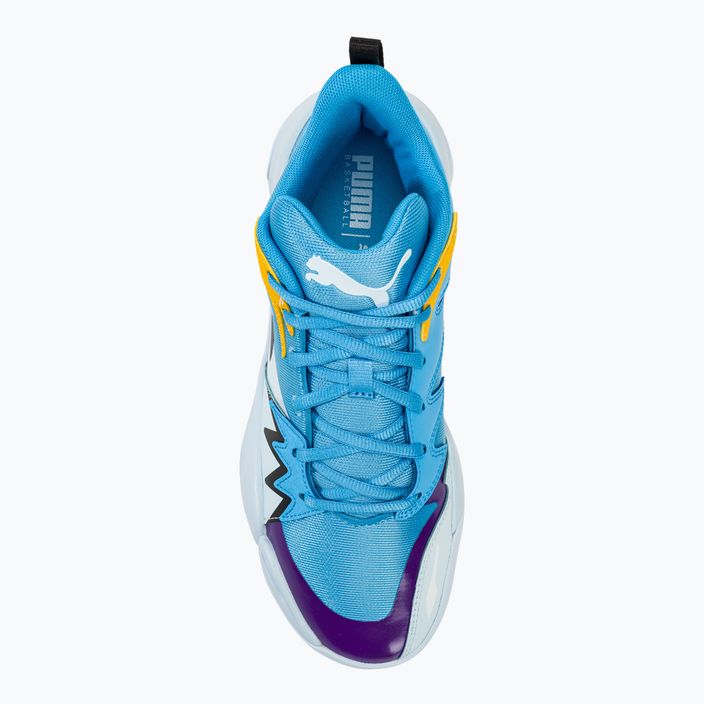 Pánské basketbalové boty PUMA Genetics luminous blue/icy blue 5