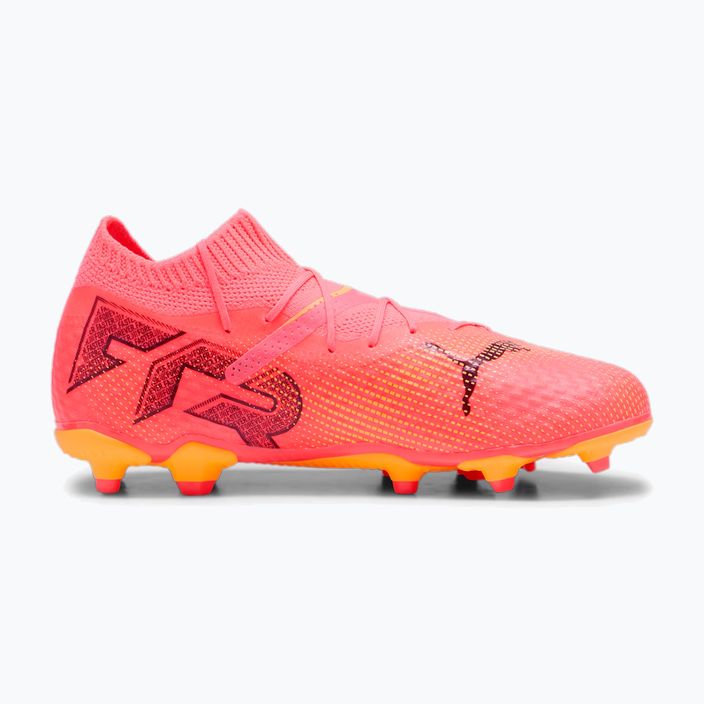 Dětské kopačky PUMA Future 7 Pro FG/AG Jr sunset glow/puma black/sun stream 9