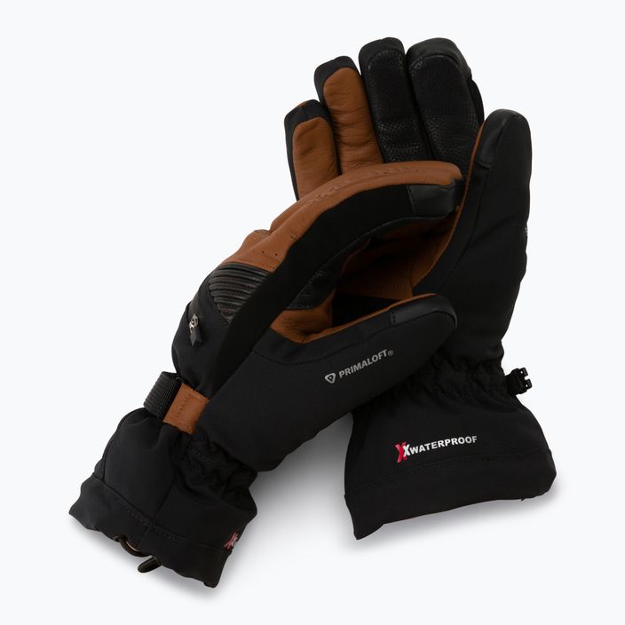 Pánské lyžařské rukavice KinetiXx Bob Ski Alpin hnědé 7020-230-05