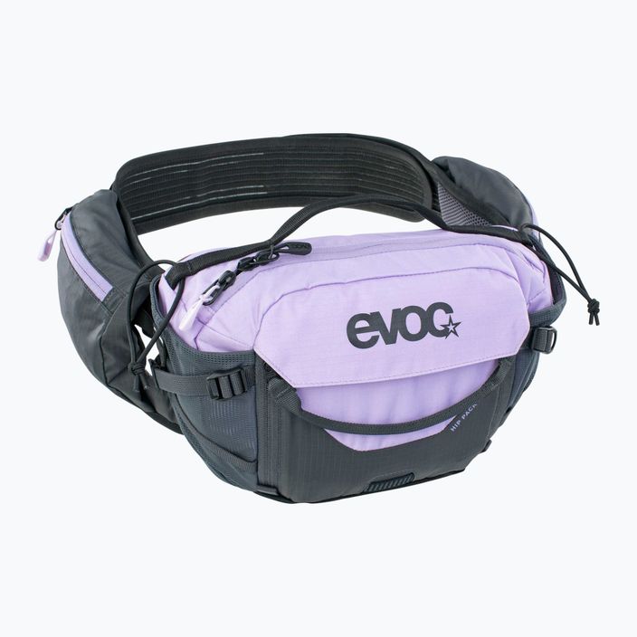 Cyklistická aktovka EVOC Hip Pack Pro 3 l šedo-fialová 102503901 6