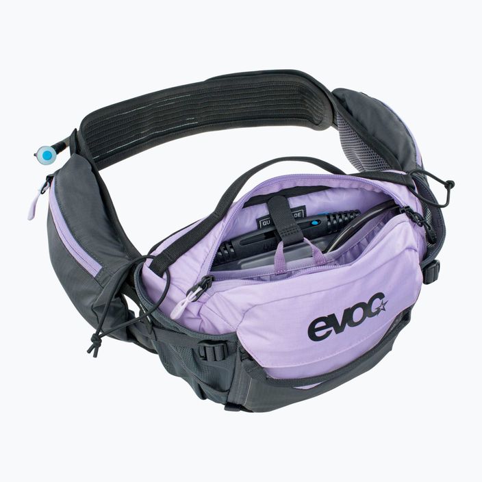 Cyklistická ledvinka EVOC Hip Pack Pro 3 l šedo-fialová 102504901 7