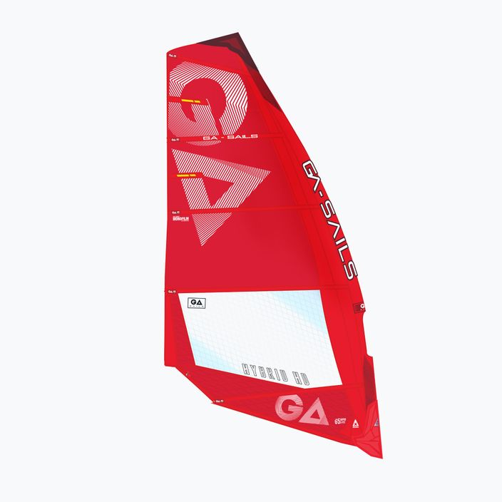 GA Sails Hybridní windsurfingová plachta - HD červená GA-020122AG16