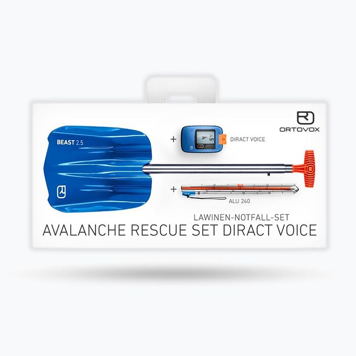 Lavinový set Ortovox Avalanche Rescue Set Diract Voice (Europe) modrý 2975400001