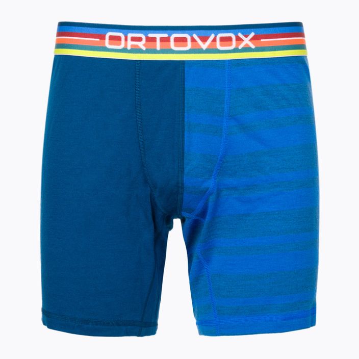Pánské termo boxerky Ortovox 185 Rock'N'Wool modré 8413200001