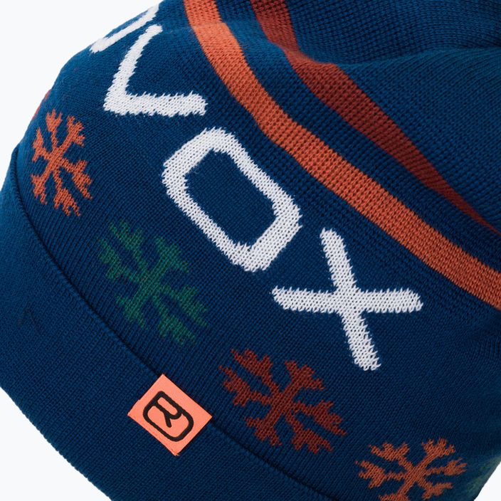Ortovox Nordic Knit zimní čepice modrá 68022 3