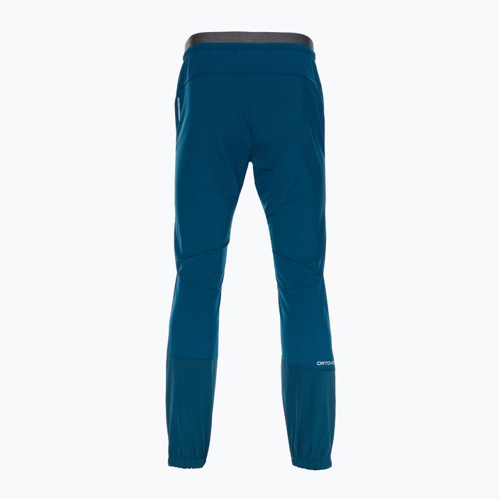 Pánské softshellové kalhoty Ortovox Berrino modré 6037400035 2