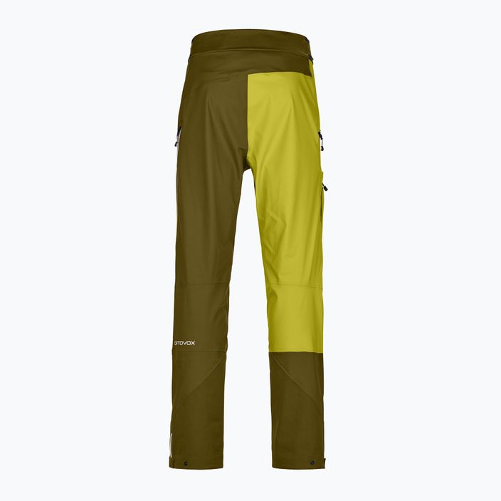 Pánské lyžařské kalhoty Ortovox 3L Ortler zelené 7071800006 6