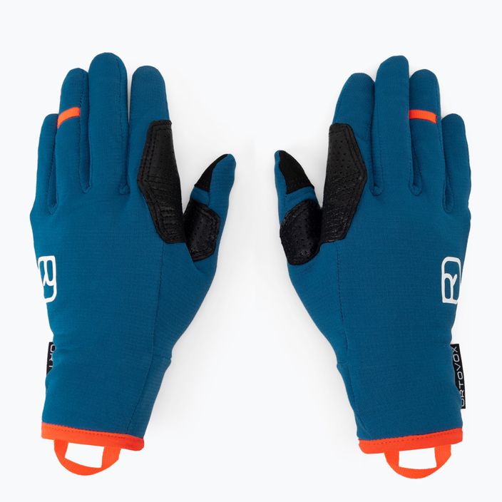 Dámské trekingové rukavice Ortovox Fleece Light blue 5635900005 3