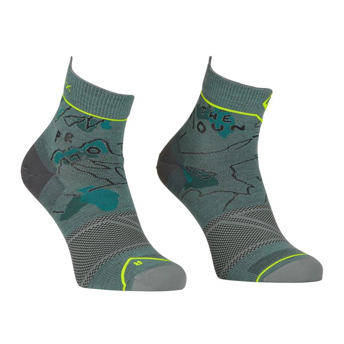 Pánské trekové ponožky ORTOVOX Alpine Light Quarter grey 5489100003 2