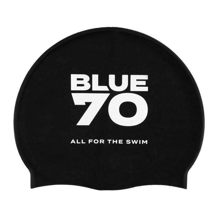 BlueSeventy Silikonová plavecká čepice BL300 černá 2
