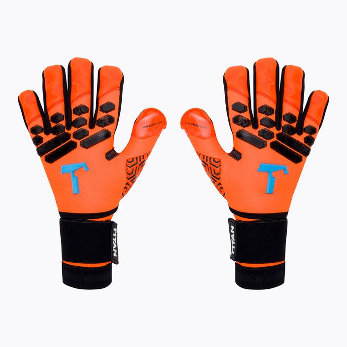 T1TAN Shocking Beast 2.0 brankářské rukavice oranžové 202104