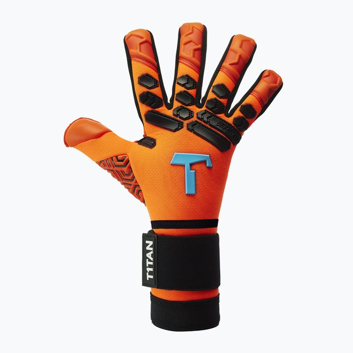 T1TAN Shocking Beast 2.0 Brankářské rukavice (FP) oranžová/černá 202104 6