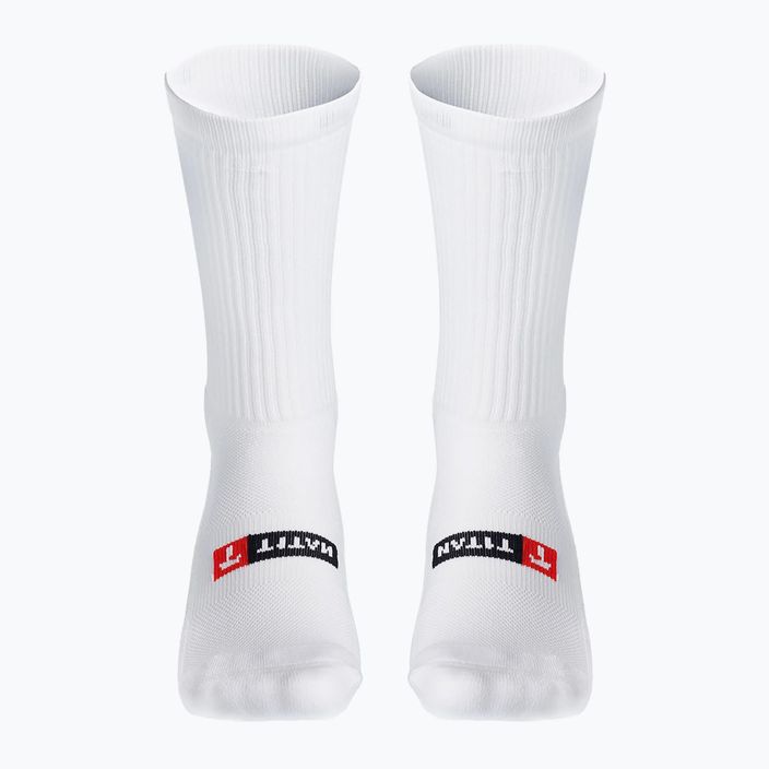 Fotbalové ponožky T1TAN Grip Socks white 3