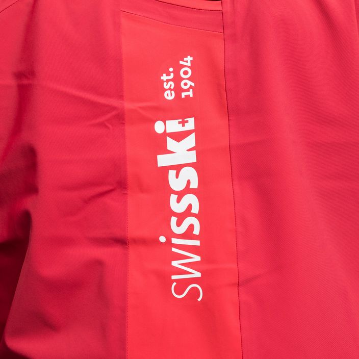 Pánská lyžařská bunda Descente Swiss National Team Replica 86 červená DWMUGK20 17