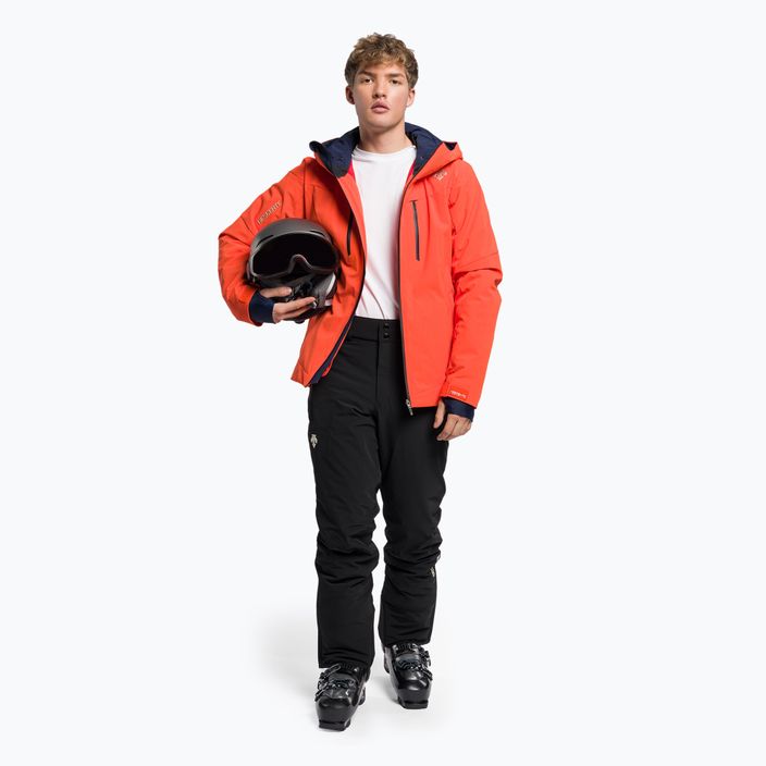 Pánská lyžařská bunda Descente Josh 30 oranžová DWMUGK26 2