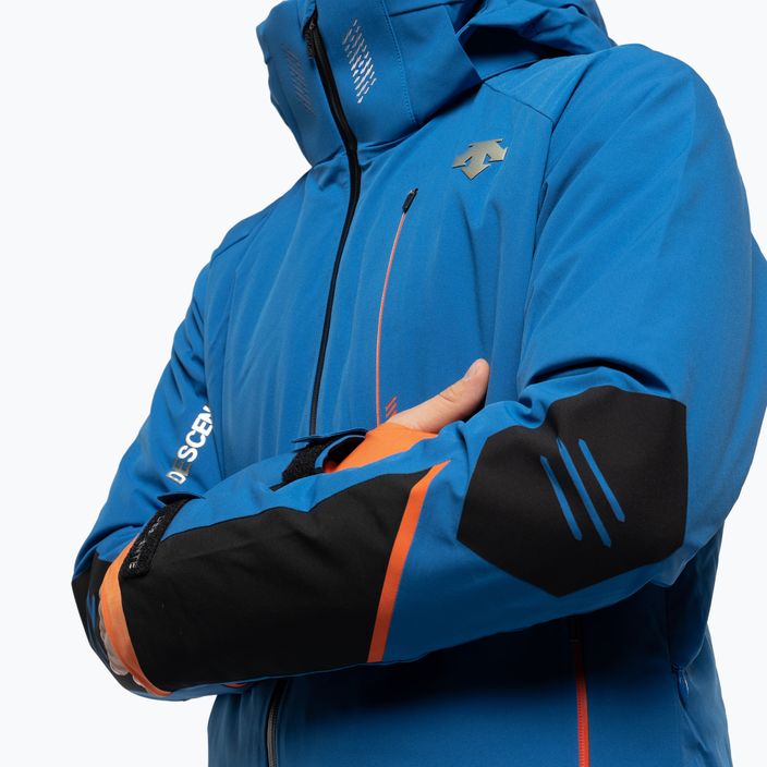 Pánská lyžařská bunda Descente Pablo 52 modrá DWMUGK30 8