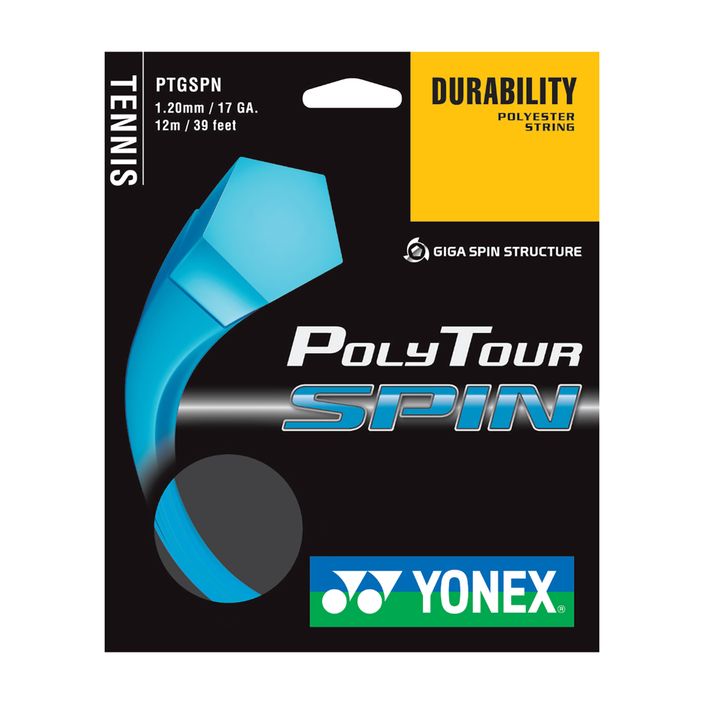 Tenisový set YONEX Poly Tour SPIN Set modrý 2