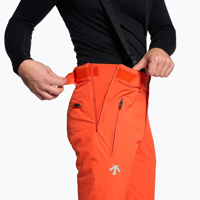 Pánské lyžařské kalhoty Descente Swiss mandarin orange 3