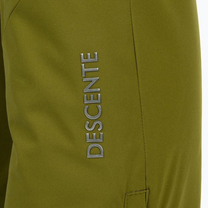 Pánské lyžařské kalhoty Descente Roscoe olivově zelené 4