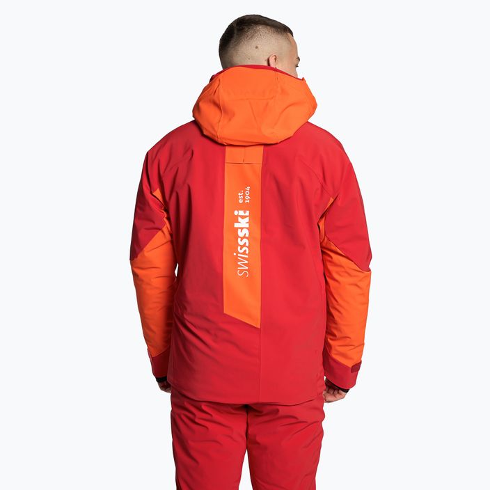 Pánská lyžařská bunda Descente Swiss mandarin orange 2
