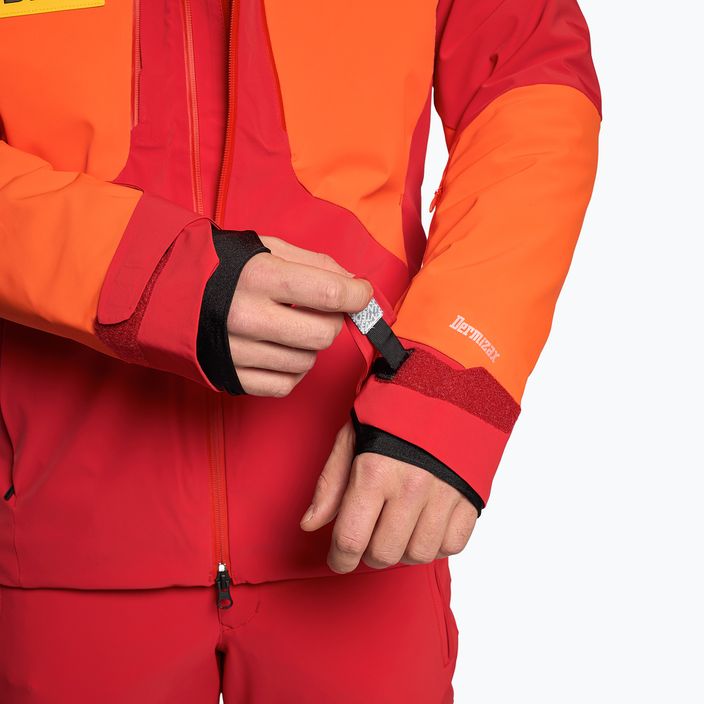 Pánská lyžařská bunda Descente Swiss mandarin orange 4
