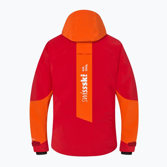 Pánská lyžařská bunda Descente Swiss mandarin orange 8