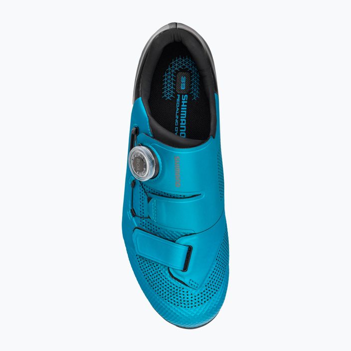 Dámská cyklistická obuv Shimano SH-RC502 modrá ESHRC502WCB25W39000 6
