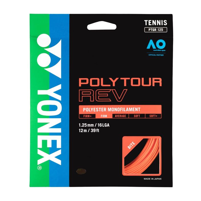 YONEX Poly Tour Rev 125 Set 12 m fialové struny NT125PRS1P 2