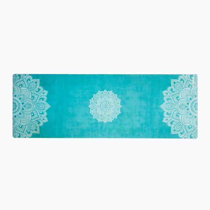 Podložka na jógu Yoga Design Lab Combo Yoga 3,5 mm modrá Mandala Turquoise 2