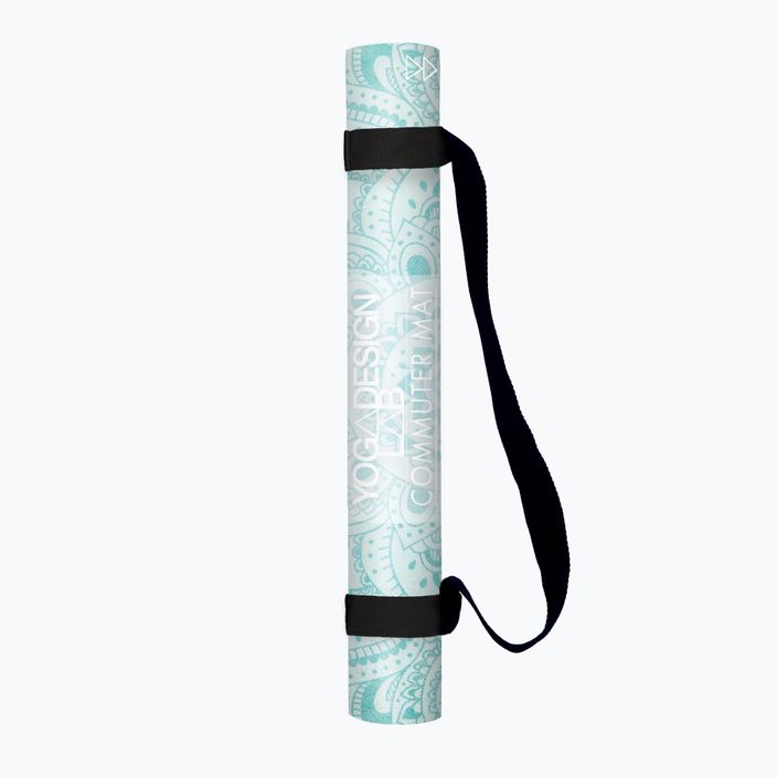 Cestovní podložka na jógu Yoga Design Lab Combo Yoga 1,5 mm modrá Mandala Turquoise 10