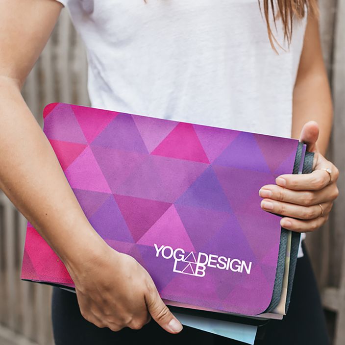 Cestovní podložka na jógu Yoga Design Lab Combo Yoga 1,5 mm růžová Tribeca Sand 9