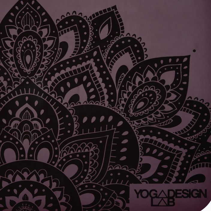 Podložka na jógu Yoga Design Lab Infinity Yoga 5 mm fialová Mandala Burgundy 10