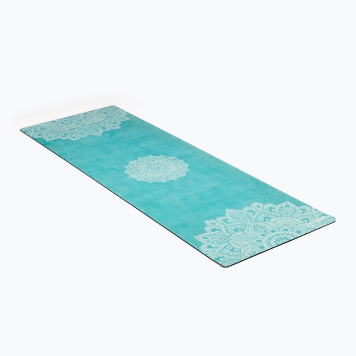 Podložka na jógu Yoga Design Lab Combo Yoga 5,5 mm modrá Mandala Turquoise