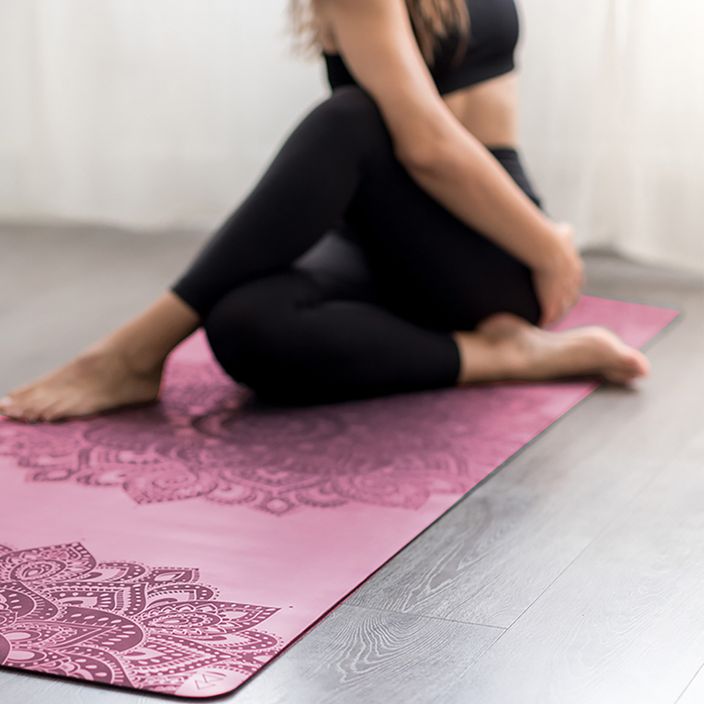 Podložka na jógu Yoga Design Lab Infinity Yoga 3 mm růžová Mandala Rose 5