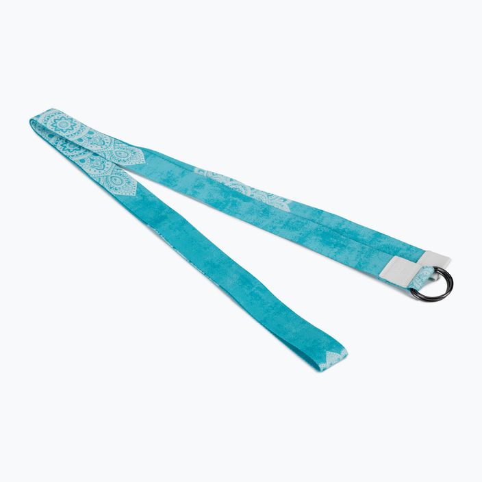 Pásek na podložku Yoga Design Lab modrý ST-Mandala Turquoise 3