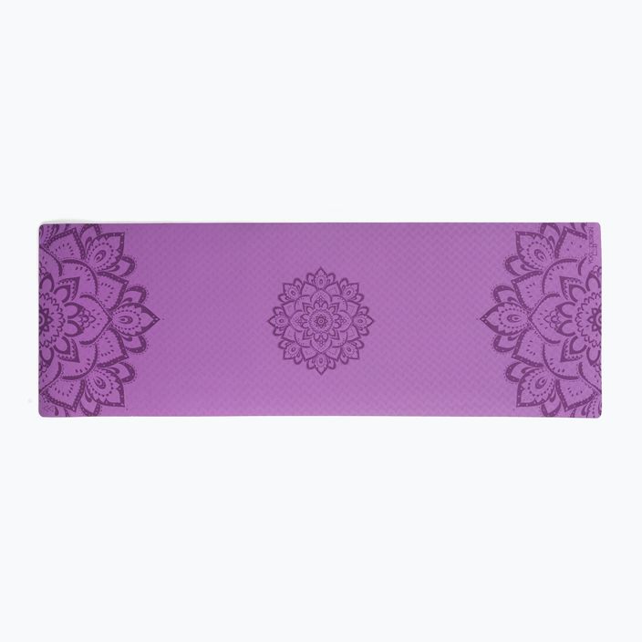 Podložka na jógu Yoga Design Lab Flow Pure 6 mm fialová Mandala Lavender 2
