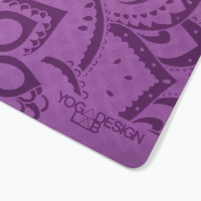 Podložka na jógu Yoga Design Lab Flow Pure 6 mm fialová Mandala Lavender 3
