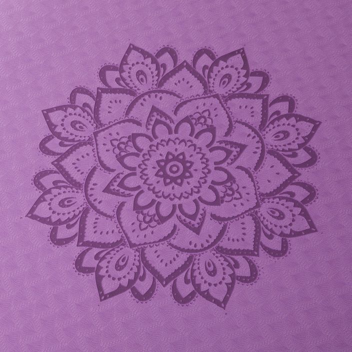 Podložka na jógu Yoga Design Lab Flow Pure 6 mm fialová Mandala Lavender 4