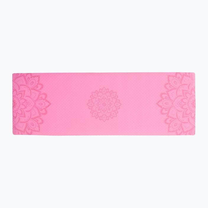 Podložka na jógu Yoga Design Lab Flow Pure 6 mm růžová Mandala Rose 2