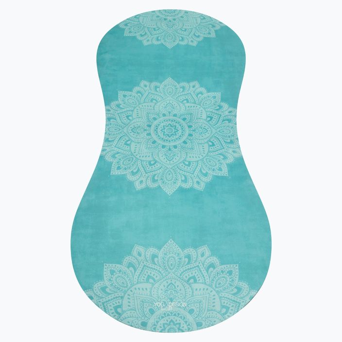 Podložka na jógu Yoga Design Lab Curve 3,5 mm tyrkysová Mandala Turquoise 6