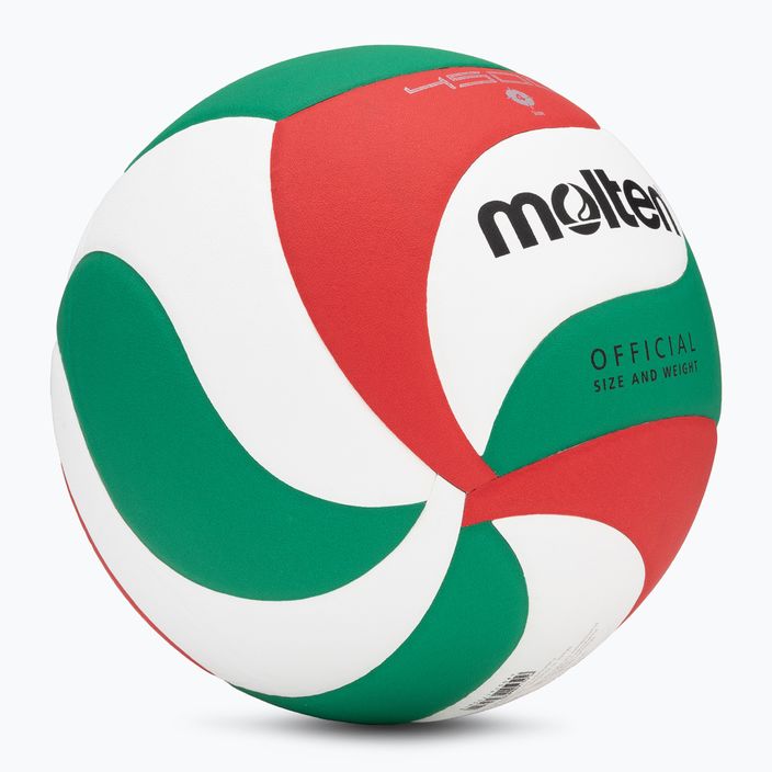 Volejbalový míčMolten V4M4500-4 white/green/red velikost 4 2