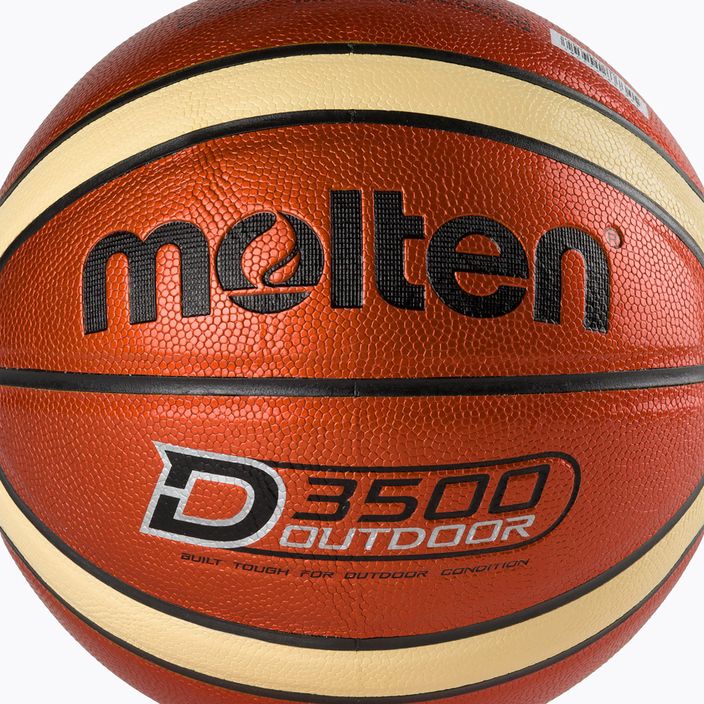 Basketbalový míč Molten Outdoor, oranžový B7D3500 3