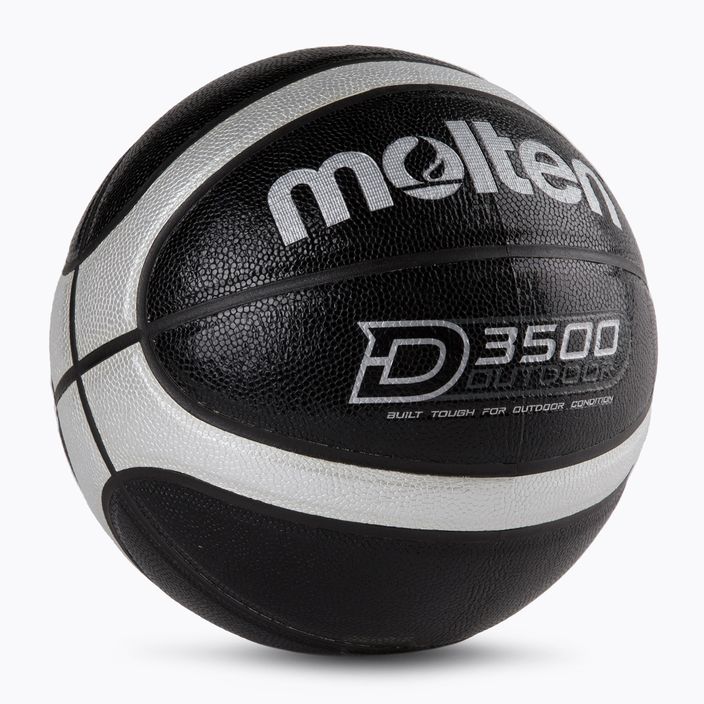 Basketbalový koš Molten Outdoor, černý B7D3500-KS 2