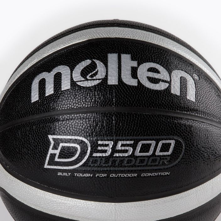 Basketbalový koš Molten Outdoor, černý B7D3500-KS 3