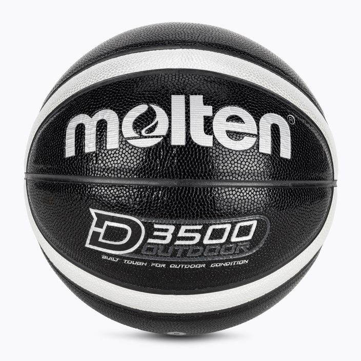 Basketbalový míč Molten B6D3500-KS black/silver velikost 6