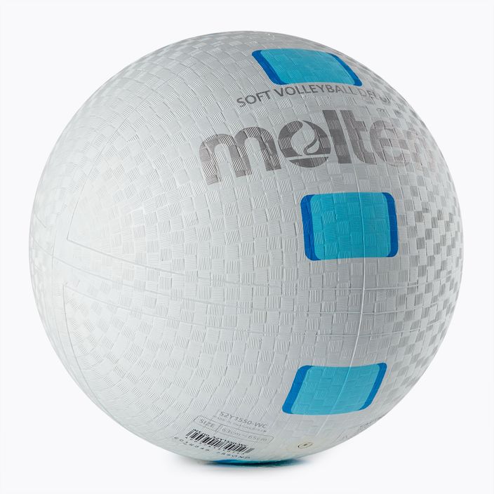 Molten volejbalový míč bílý a modrý S2V1550-WC 2